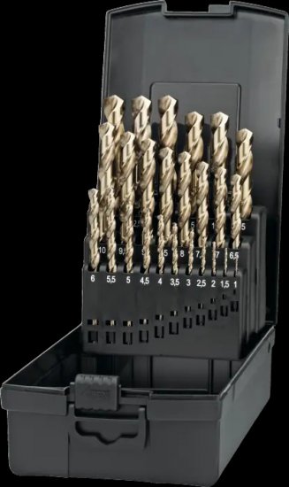 Coffret de Forets HSS-E DIN 338 à 3 méplats
