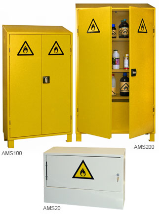 Armoire anti-feu à extincteur CO2