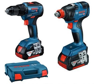 Pack Perceuse GSR 18V-55 + Boulonneuse GDX 18V-200