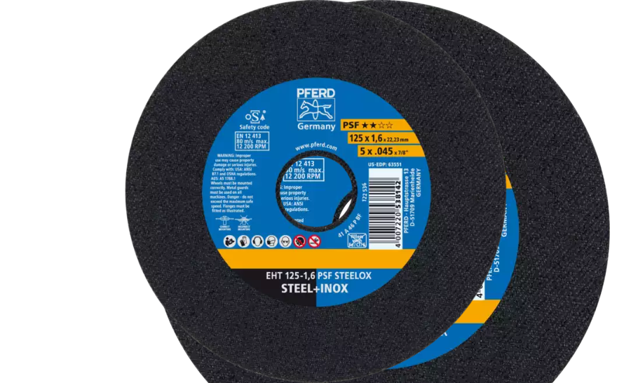 Disque à tronçonner et ébarber inox PSF STEELOX