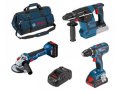 Pack 3 outils : GSR 18V-28 + Meuleuse GWS 18V-10 + Perfo GBH 18V-26
