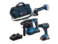 Pack meuleuse GWS 18V-7 + Perforateur GBH 18V-22 + Visseuse GSR 18V-55