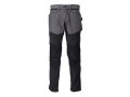 Pantalon avec poches genouillères gris-anthracite/noir