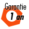 Garantie de produit 1 an